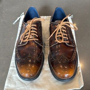 Cole Haan Brown Leather Wingtip Oxfords